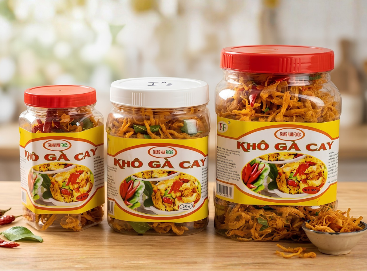 Thịt gà sấy khô - VÀNG NGẮN (VN)