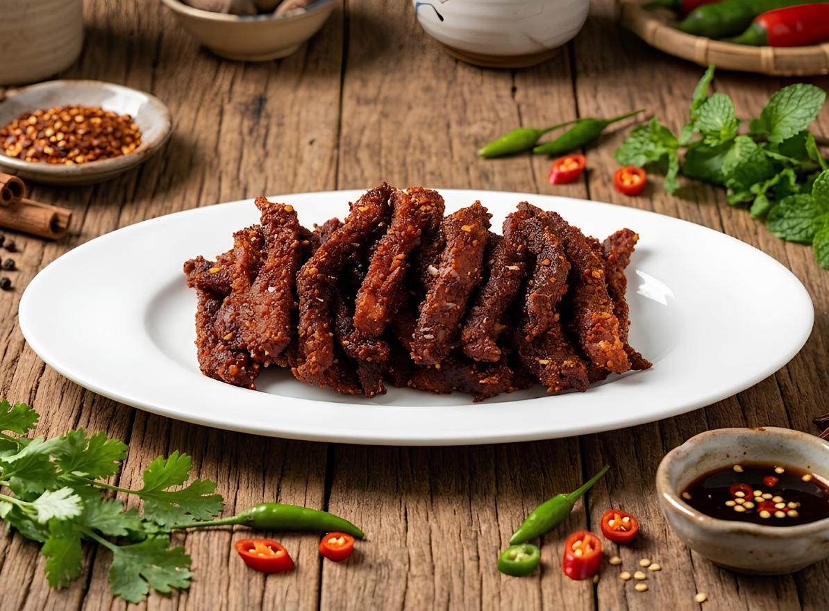 Thịt bò sấy khô - QĐB (SÁNG)