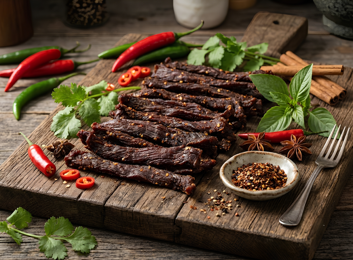 Thịt bò sấy khô - QĐB (ĐEN)