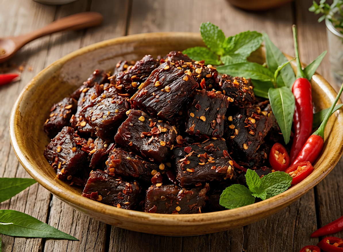 Thịt bò sấy khô - VĐB (ĐEN)